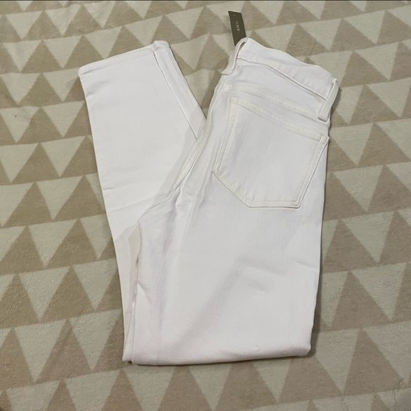 J crew 9” mid rise toothpick jeans white - Picture 4 of 4